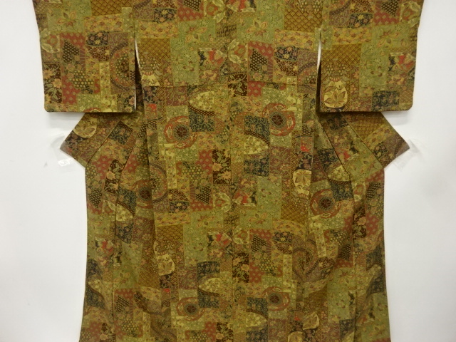 JAPANESE KIMONO / KOMON / FLOWER SARASA